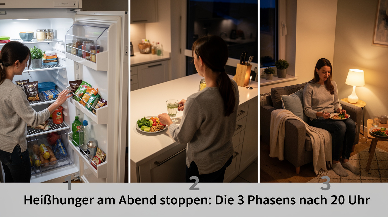 Heißhunger am Abend stoppen: Die 3 Phasen nach 20 Uhr