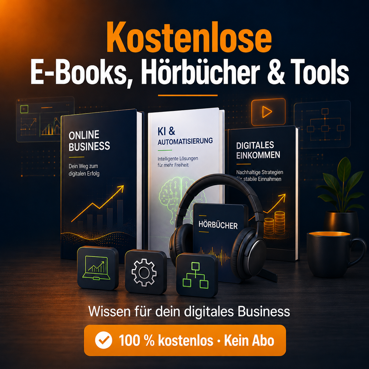 Kostenlose Ressourcen für dein digitales Nebeneinkommen